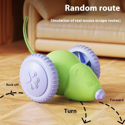 Interactive Cat Toys for Indoor Cats,Automatic Moving Kitten Toys,Cat Balls
