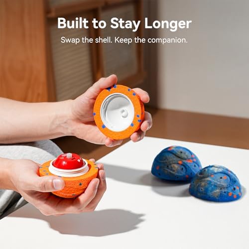 Cheerble Smart Interactive Dog Toy, Wicked Ball AIR Neo, Heartbeat Puppy Toy Automatic Moving, Bouncing, and Rotating, ETPU Material, IPX7 Waterproof Rating, Active Rolling Ball for Medium & Large Dog