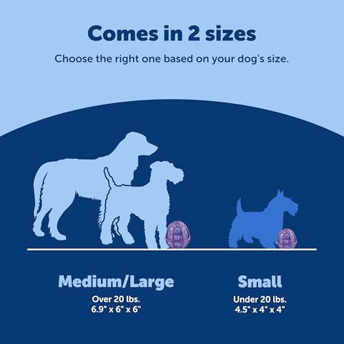 PetSafe Busy Buddy Kibble Nibble Treat Dispensing Dog Toy, Medium/Large | Slow Feeder Holds up to 3.5 Cups of Food, Adjustable Prongs Customize Treat Flow, Top-Rack Dishwasher Safe, for Dogs 20+ Lb
