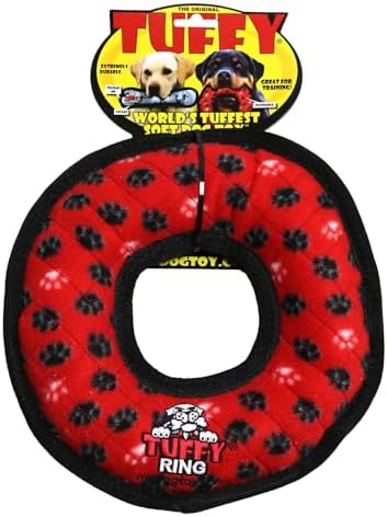 TUFFY® 2 Pack Ultimate Ring Ultra Durable Plush Dog Toys