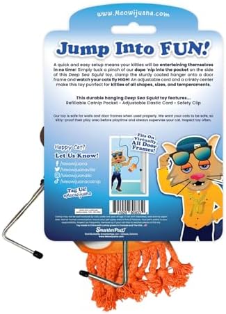 Meowijuana Jump 'n' Jamb Squid and Get Tangled Bundle for Cats