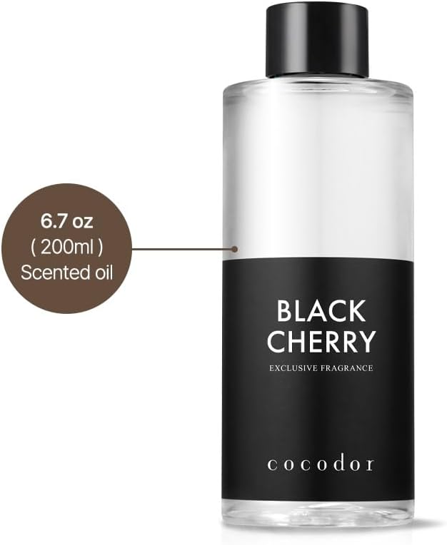 COCODOR Reed Diffuser Oil Refill/Rose Perfume/6.7oz(200ml)/1 Pack/Aroma Therapy, Home Fragrance, Scented Oils, Oils for Reed Diffuser, Office Décor, Decoration