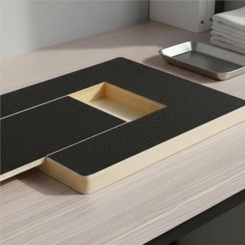 Nail File Treat Dispenser for Dogs, Wooden Dog Nail Scratching Pad