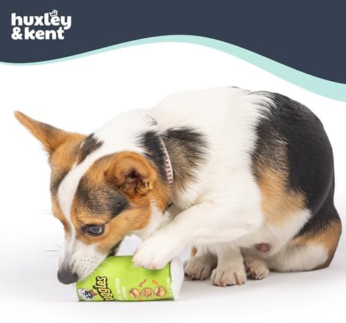 Huxley & Kent Tiny Tuff Plush Dog Toy, Puggles Can