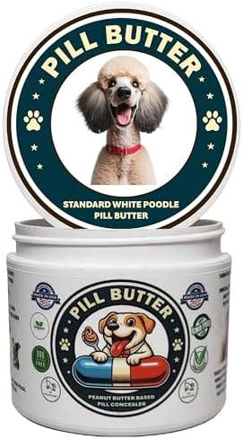 Peanut Butter Dog Pill Wrap - Standard Poodle White Label