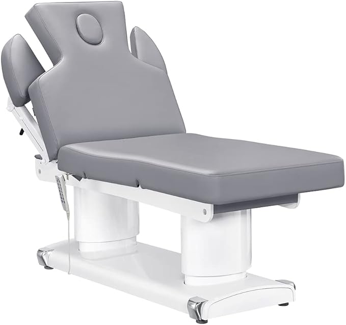 Dir Full Electric Medical Spa Treatment Massage Table Facial Beauty Bed LUXI in Grey