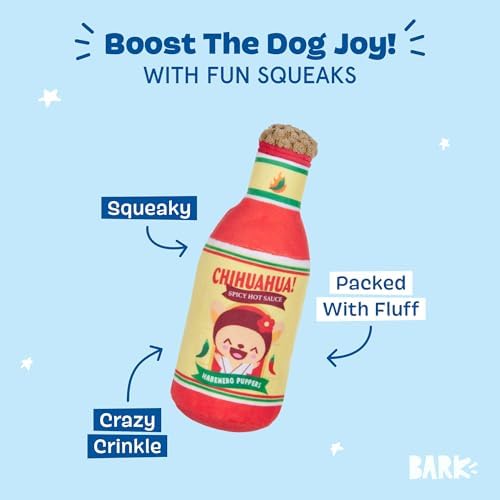 BarkBox Habanero Pupper Sauce Dog Toy - for Dogs