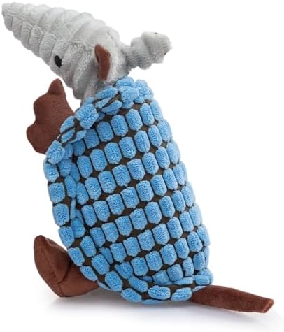Hollypet Armadillo Squeaky Puppy Dog Toys for Small Medium Dogs, 8"