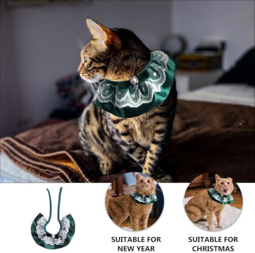 Cat Lace Neck Tie Collar Pearl Bow with Photo Shoots
