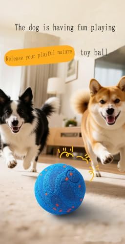 Dog Toys, 3.27-Inch interactive dog toys for small and medium dogs (Blue)