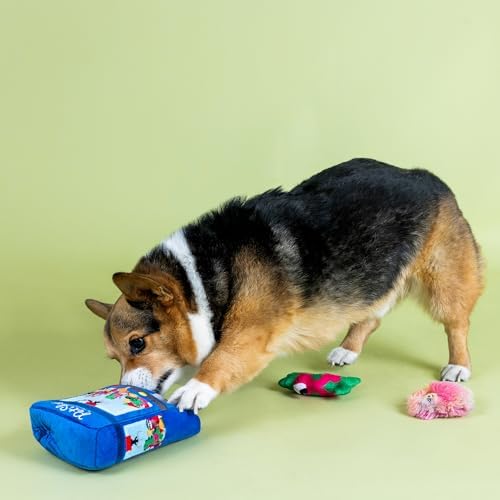 Fringe Studio Ready, Set, Claw Hide and Seek Plush Dog Toy, Pet Shop Collection (289266)
