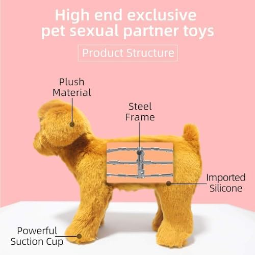 Male Dog Silicone Mating Toy, Dogs Interactive Sleeping Toys, Pet Dog Partner Toy for Male Estrus Dog, Dog Humping Toy, Dog Sleeping Plush Toy, Pet Estrus Toy, Male Dog Simulation Female Dog