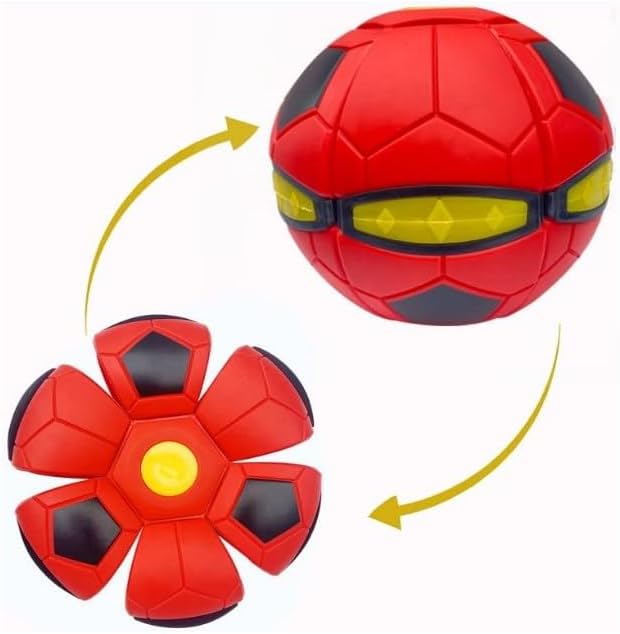 Doggy Disc Ball for Medium Large Dogs, Portable Creative Flying Saucer Ball