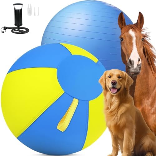 25 Inch Heavy Duty Herding Ball for Large Dogs with 3 Handles