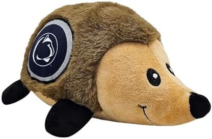 NCAA Penn State Nittany Lions Plush Hedgehog Toy for Dogs & Cats, Cool Soft Pet Toy for Fun and Interactive Play, Dog Chew Toy with Squeaker, Licensed Hot Pet Toy