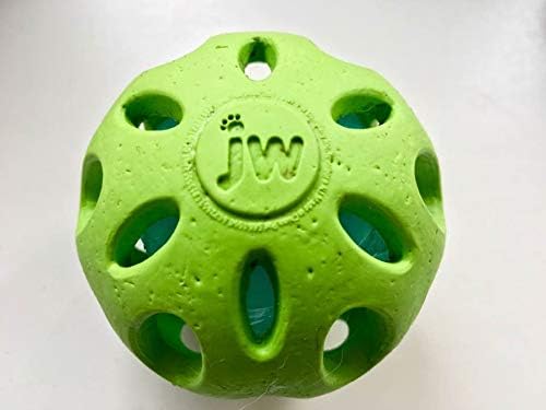 JW Pet Crackle Heads Crunchy Chew Fetch Toy for Dogs, Large 4in