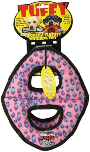 TUFFY® 2 Pack Ultimate 3Way Ring Ultra Durable Plush Dog Toys