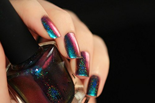 ILNP Hush (H) - Teal, Blue, Violet, Orange, Red Holographic Ultra Chrome Color Shifting Nail Polish
