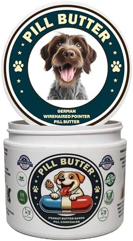 Peanut Butter Dog Pill Wrap - German Wirehaired Pointer Label