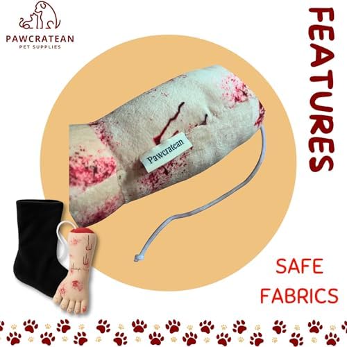 7" Squeaky Plush Toy for Puppies Small Dogs Self Etertainment Washable Soft Made [PET ONLY] (Sock & Foot)