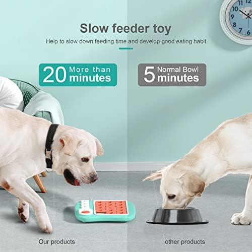 Dog Puzzle Toys, Treat Dispensing Dog Enrichment Toys for IQ Training and Brain Stimulation, Interactive Mentally Stimulating Toys as Gifts for Puppies, Cats, Dogs (L-Level 3)