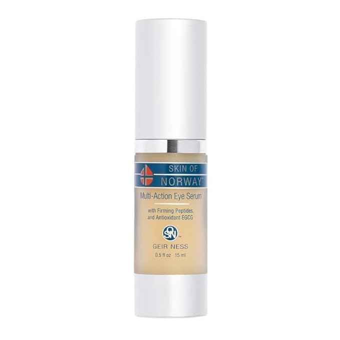 Geir Ness Skin of Norway Multi-Action Eye Serum - Firming Peptides - Illuminate Dark Circles - for Tired and Puffy Eyes