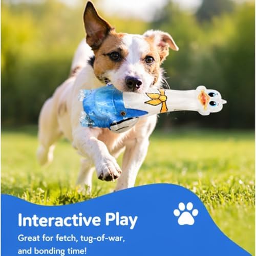 Molaxpet Funny Squeaky Dog Toy Cute Costumed Duck Design Chew Toys for Pet