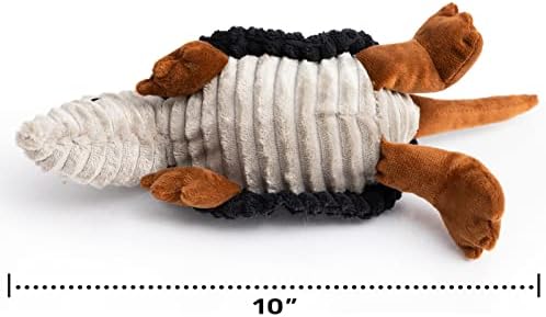 Hollypet Armadillo Squeaky Puppy Dog Toys for Small Medium Dogs, 8"