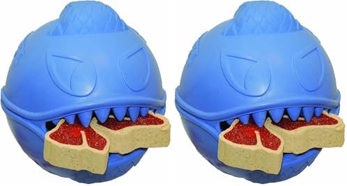 Jolly Pets Monster Ball - Blue - 3.5" (MB35) (Pack of 2)