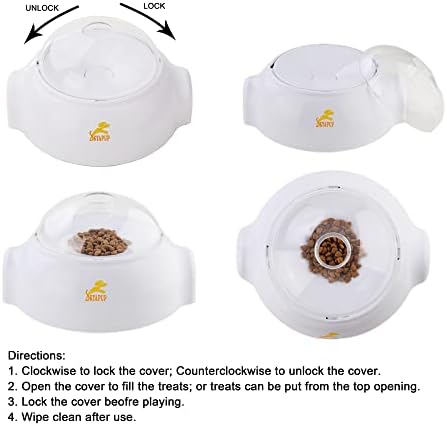 Treat Dispensing Dog Toys, Slow Feeding and Entertainment, Mentally Stimulating, Durable, Safe, Great for Cats and Mini Pigs
