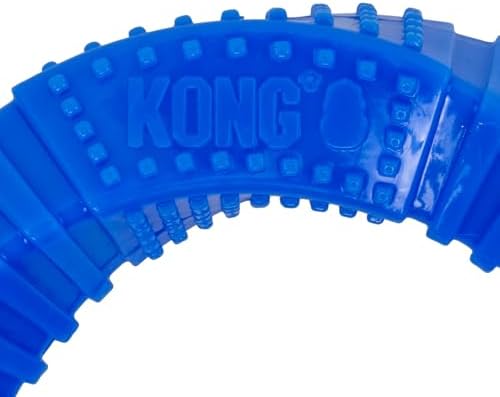 KONG CoreStrength Dog Toy – Ring – Durable Tough Chew Toy for Medium & Large Dogs – Textured Dental Chew for Teeth & Gums – Fetch & Interactive Play