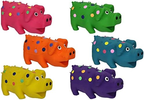 HDP Latex Squeaking MINI Toy Bundle Color:Set Pack of 3