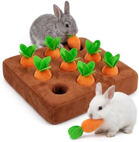 Bunny Enrichment, Snuffle Mat for Rabbits, Small Pet Activity Mat