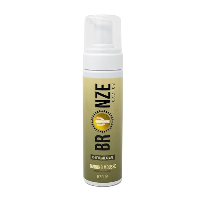 Chocolate Glaze Self-Tanning Mousse – Rich Medium Bronzed Foam | Streak-Free, Non-Sticky, Unscented | Instant Dark Chocolate Glow for Face & Body, With Natural Colour-Fix Technology