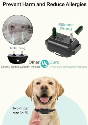 Dog Training Collar with Remote - 2 Pack Shock Collar for Medium Large Dogs