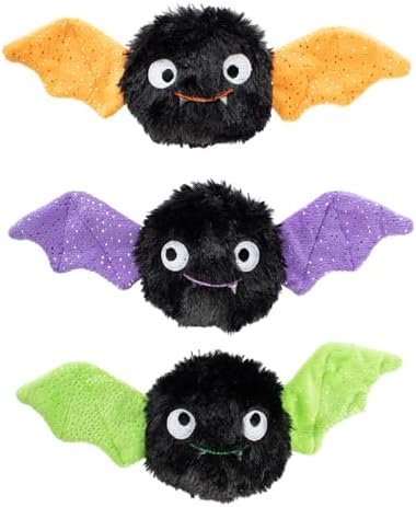 Fringe Studio Small Plush Dog Toy Set, Let's FANG Out, 3 Piece Set, PetShop Collection (662070)
