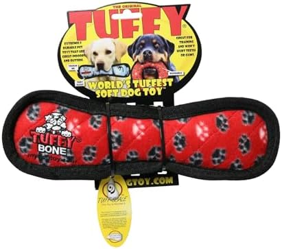 TUFFY® Bone Medium Ultra Durable Plush Dog Toy