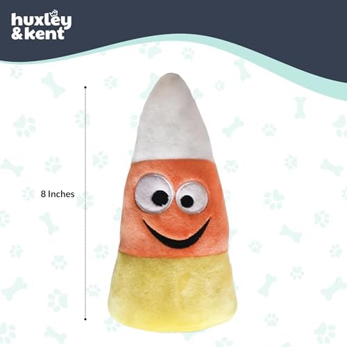 Huxley & Kent Power Plush Squeaky Dog Toy, Kookie Korn