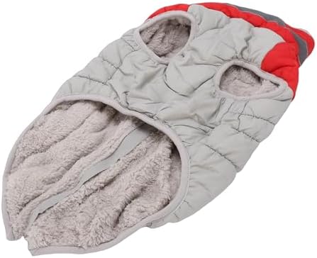 Mingzhe Zipper Up Dog Coat Windproof Comfortable Winter Snowsuit for Pets