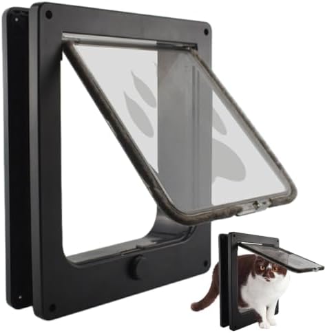 Multiuse Cat Door, Magnetic Safety Weatherproof, Smart Versatile Outdoor