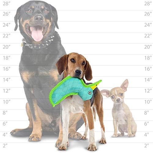Tuffy® - DuraForce® : 2 Pack Duck Dog Toy: Ultra Durable Plush Toy with Multiple Layers & Reinforced Seams, Washable and Floats, DuraForce® Construction