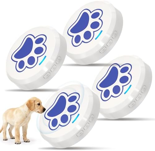 ChunHee Dog Training Bells for Door - Dog Door Bell for with 36 Custom Sounds | Dog Bell for Door Potty Training | Chew-Proof & Adjustable Volume (0-115dB) | Teach Puppies to Signal to Go Outside