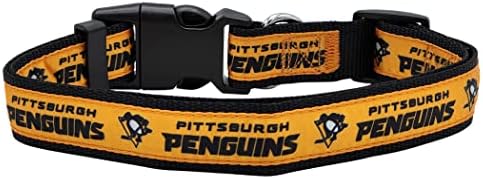 Pets First NHL Collar for Dogs & Cats. Adjustable, Cute, & Stylish! The Ultimate Hockey Fan Collar!