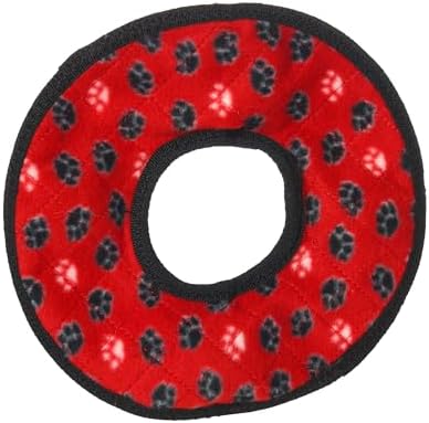 TUFFY® : No Stuff Ring Dog Toy: Ultra Durable Plush Toy with Multiple Layers & Reinforced Seams, Washable and Floats, Original Construction