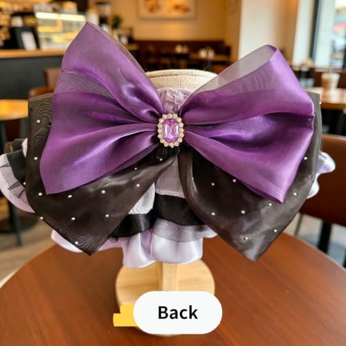 Cat Dog Lace Bow Collar Luxury Elastic Neckline (#11)