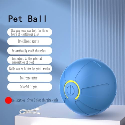 Dog Toys，2-Inch Interactive Dog Toys for Small Dogs (Blue)
