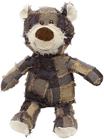 MAXBECK Dog Companion for Heavy Chewers-New Plush Robust Bear Dog Toy, Resistant Squeaky Dog Toys for Heavy Chewers, Tough Stuffed Plush Dog Toys for Aggressive Chewers