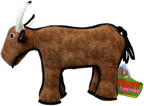 TUFFY® 5 Pack Jr Monkey, Bull, Bone & Unicorn Ultra Durable Plush Dog Toys