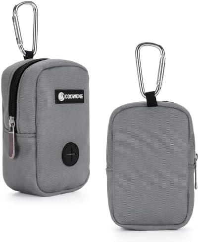 Dog Treat Pouch with Clip, Treat Pouches for Pet Training, Small Dog Treat Container Treat Bag for Leash, Waterproof Dog Treat Bag, Hands-free Training Pouch
