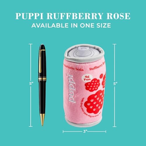 Haute Diggity Dog Puppi Plush Dog Toy, Drink Parody Stuffed Chew Toys